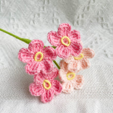 Load image into Gallery viewer, Forget-Met-Not Flower Crochet Pattern
