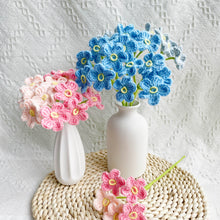 Load image into Gallery viewer, Forget-Met-Not Flower Crochet Pattern