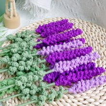 Load image into Gallery viewer, Lavender Flower Crochet Pattern