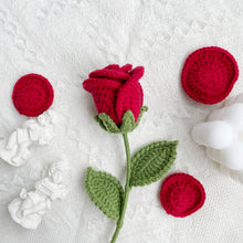Load image into Gallery viewer, Rose Flower Crochet Pattern