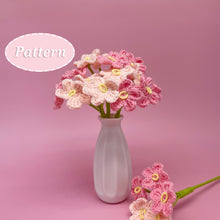 Load image into Gallery viewer, Forget-Met-Not Flower Crochet Pattern