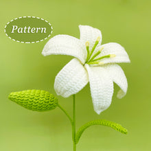 Load image into Gallery viewer, Lily Flower Crochet Pattern
