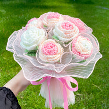 Load image into Gallery viewer, Rose Flower Crochet Pattern