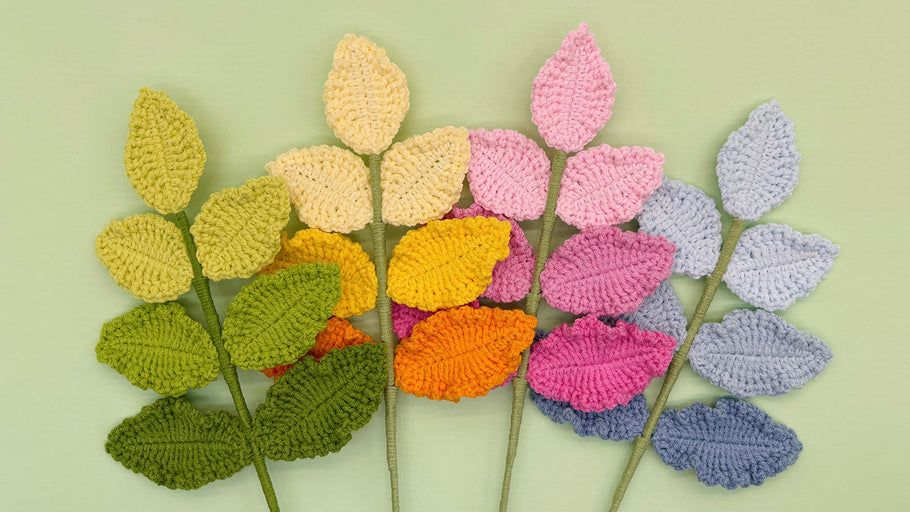 Rose Leaf (FREE crochet pattern)