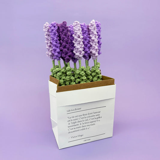 Lavender Crochet Kit Purple