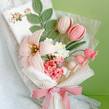 Load image into Gallery viewer, Lily Flower Bouquet Crochet Patterns
