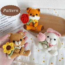 Load image into Gallery viewer, Flowers&amp;Friends Crochet Pattern
