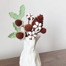 Load image into Gallery viewer, Cotton &amp; Pinecone &amp; Acorn Crochet Pattern
