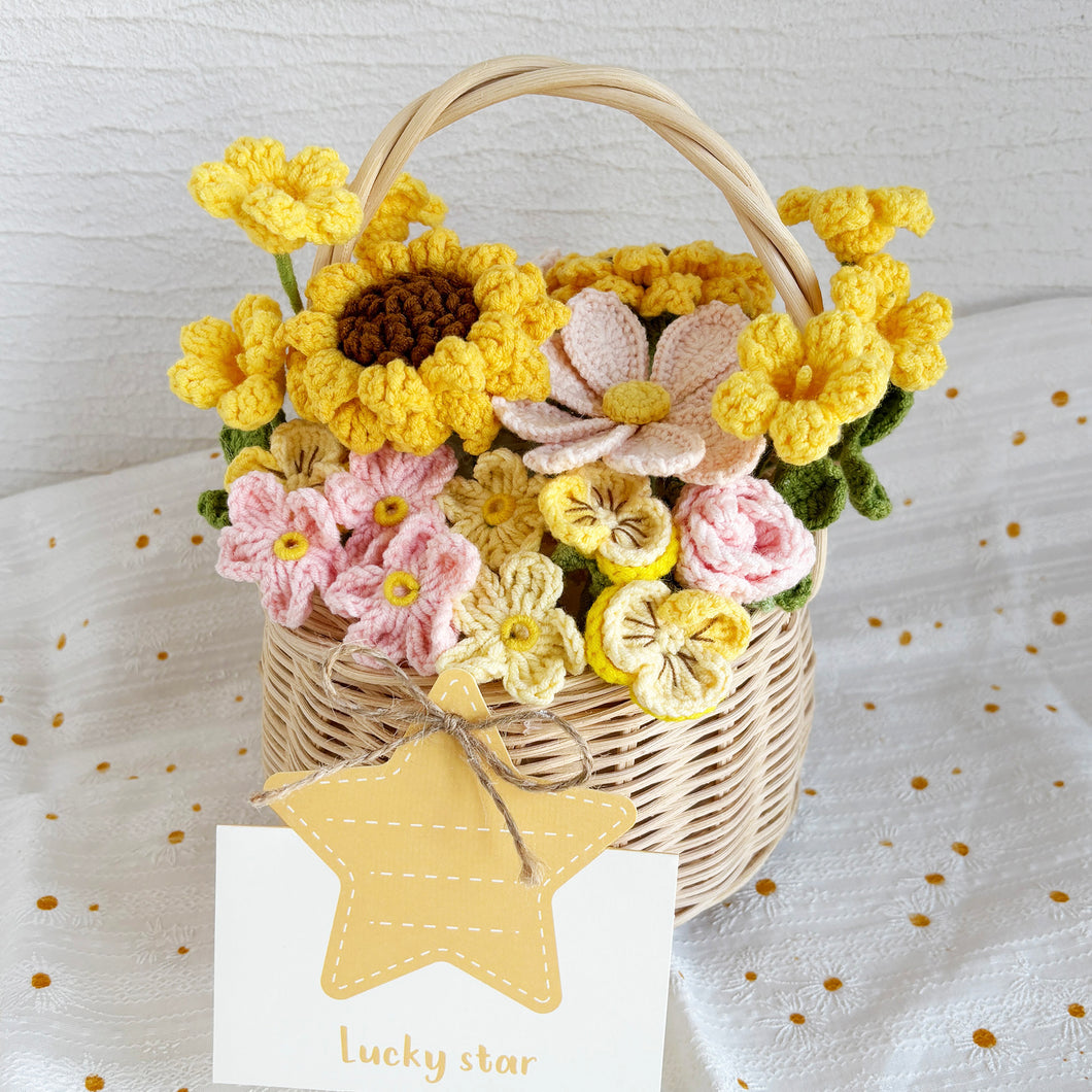 Flower Basket Yellow