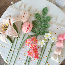 Load image into Gallery viewer, Lily Flower Bouquet Crochet Patterns
