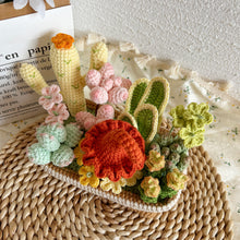 Load image into Gallery viewer, Pot of Succulents Crochet Pattern
