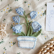 Load image into Gallery viewer, Flat Lily-of-the-Valley Pot Crochet Pattern
