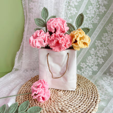 Load image into Gallery viewer, Carnation &amp; Ash Leaf Crochet Kit
