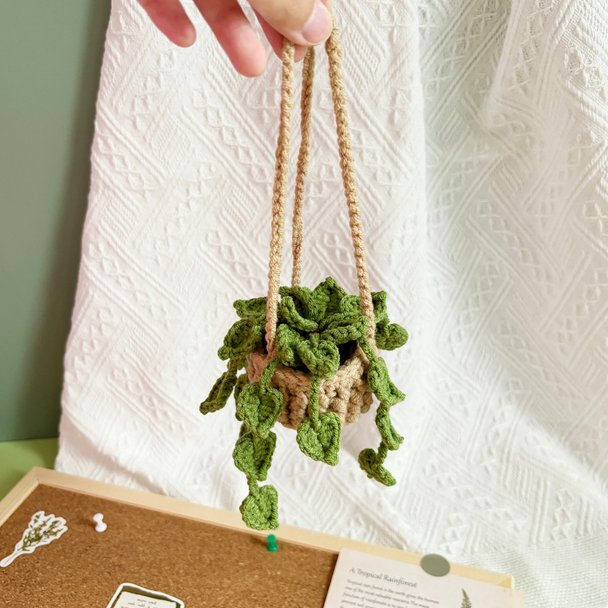 crochet pothos pattern free Tiny Pothos Jade Crochet Pattern