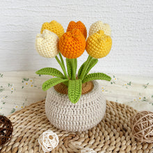 Load image into Gallery viewer, Tulip Flowerpot Yellow
