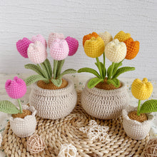 Load image into Gallery viewer, Tulip Flowerpot Yellow
