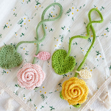 Load image into Gallery viewer, Rose &amp; Heart Chain Crochet Pattern
