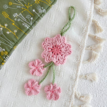 Load image into Gallery viewer, Hanging Sakura Crochet Pattern
