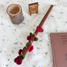 Load image into Gallery viewer, Rose Wand Crochet Pattern
