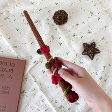 Load image into Gallery viewer, Rose Wand Crochet Pattern
