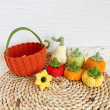 Load image into Gallery viewer, Pumpkin Basket Crochet Pattern
