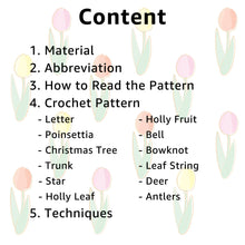 Load image into Gallery viewer, Christmas Envelope Crochet Pattern
