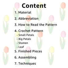 Load image into Gallery viewer, Tulip Crochet Pattern
