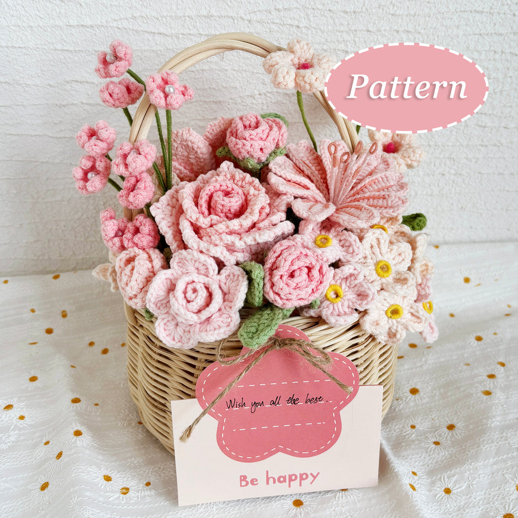 10in1 Flower Crochet Pattern Bundle