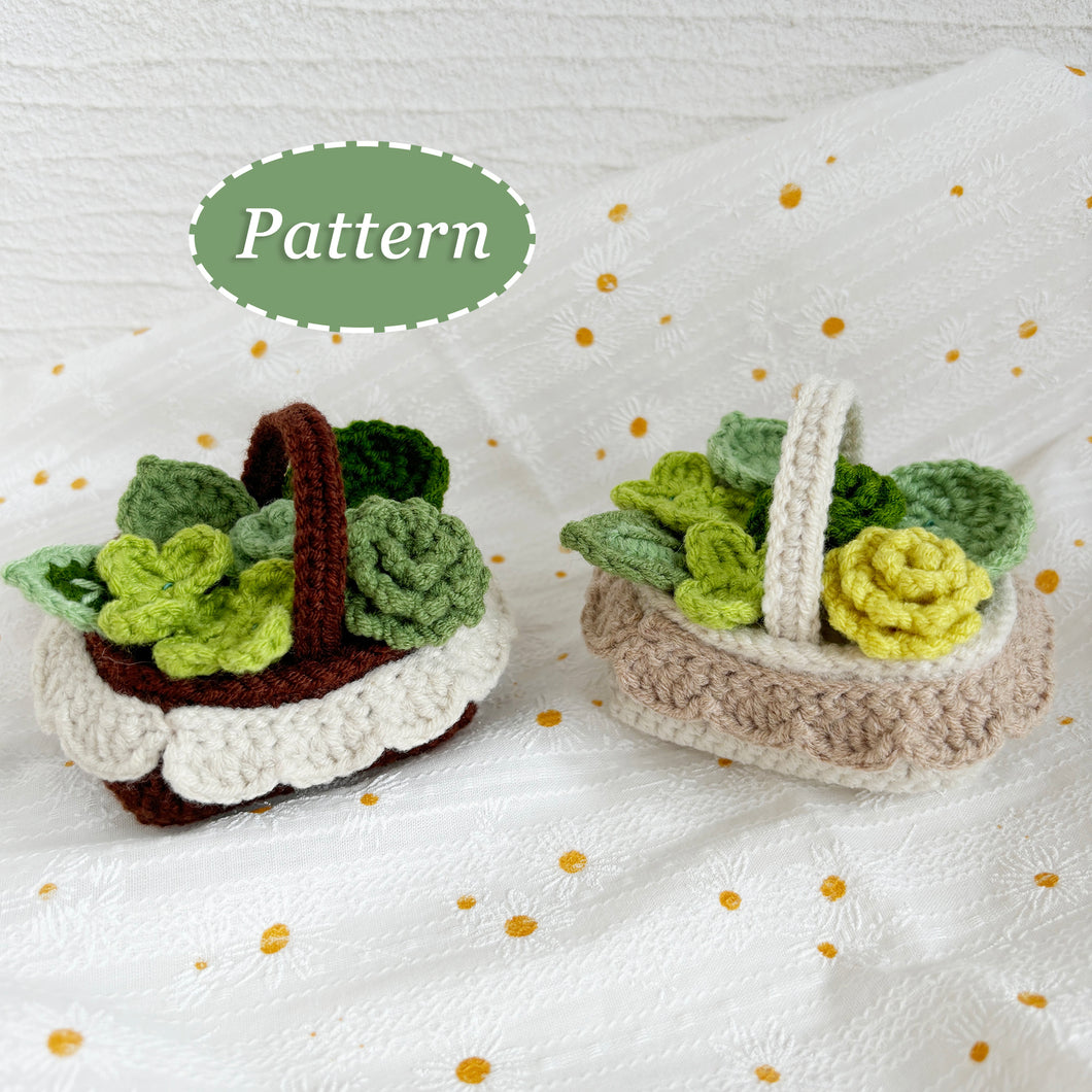 A Basket of Leaves Crochet Pattern
