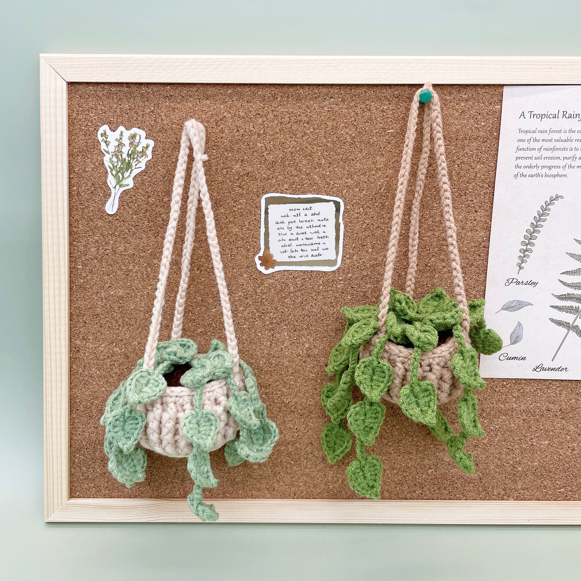 crochet pothos pattern free Tiny Pothos Jade Crochet Pattern