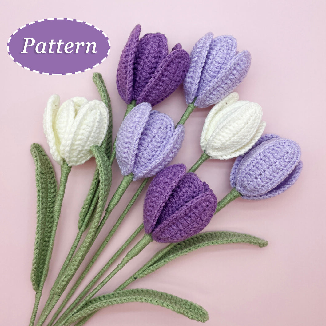 Tulip Flower Crochet Pattern