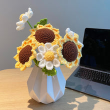 Load image into Gallery viewer, Sunflower &amp; Daisy Flower Crochet Pattern
