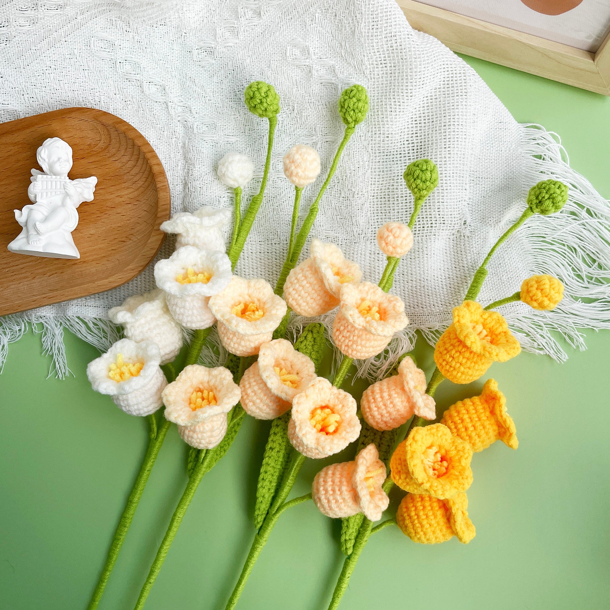 crochet flower lily of the valley Lily of The Valley Flower Crochet Pattern – Lily's Lyric