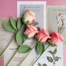 Load image into Gallery viewer, Rose Flower Crochet Pattern
