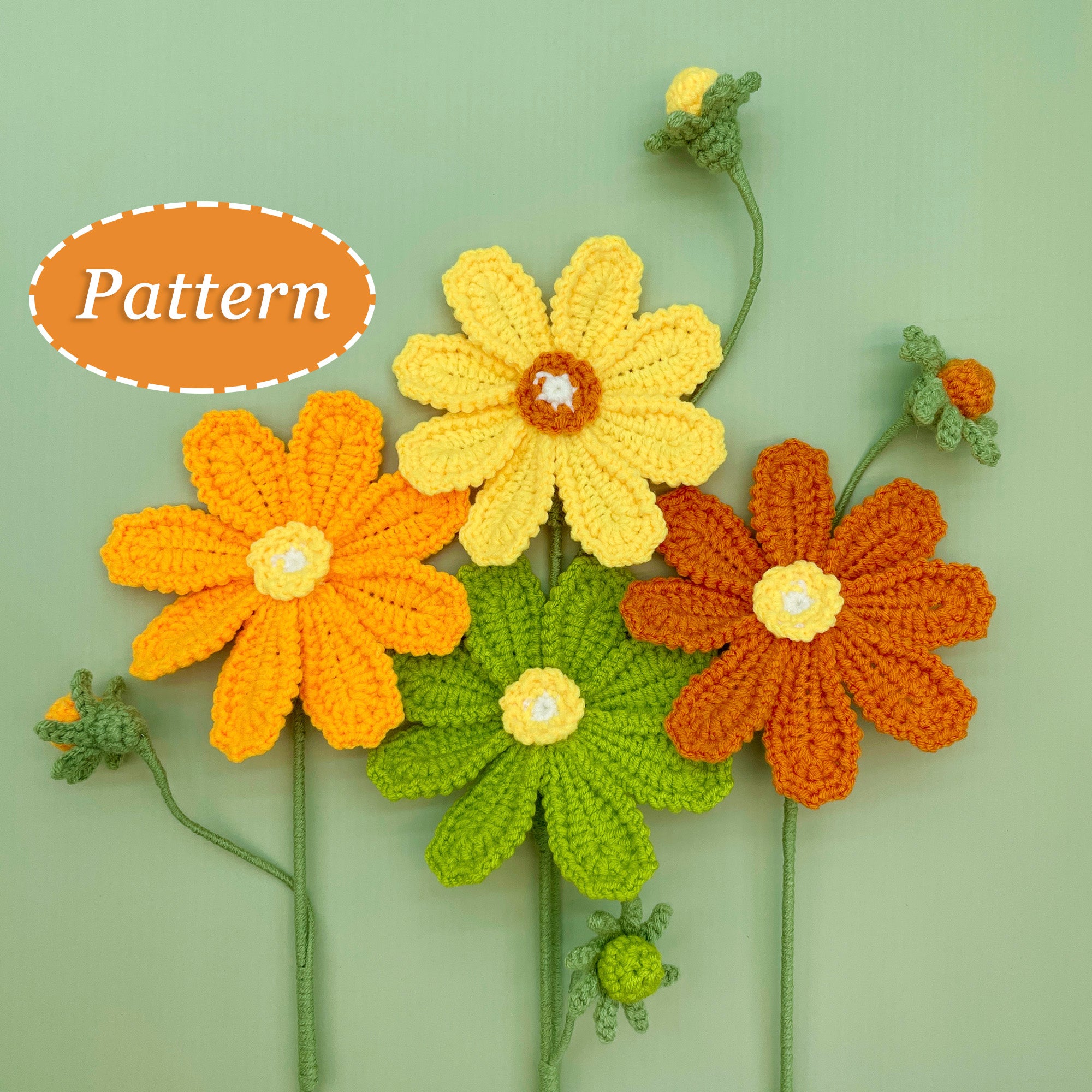 Crochet Flower Button Pattern Free Crochet A Layered Flower Design: